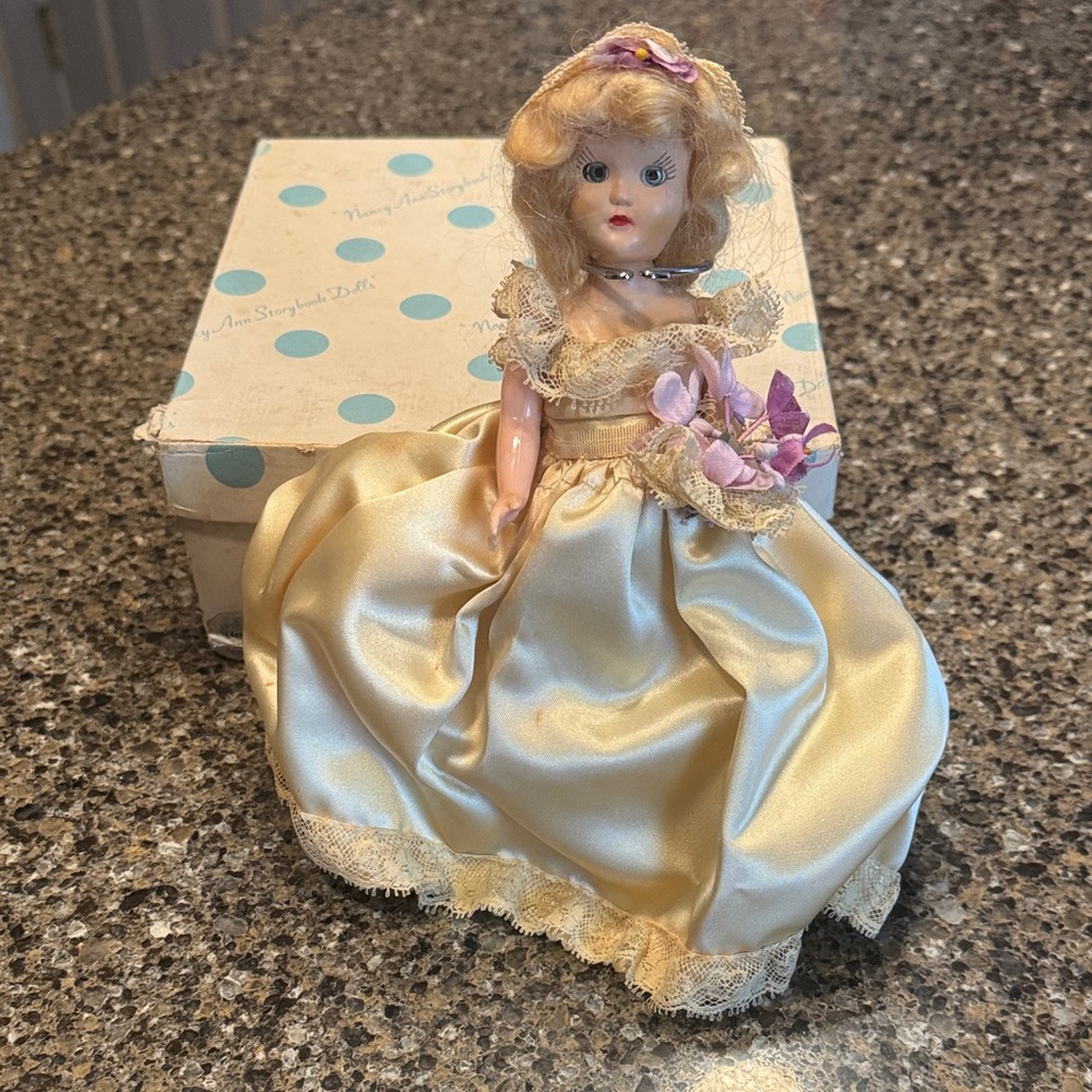 Vintage Nancy Ann Storybook Doll Beauty from "Beauty & the Beast" 1940s